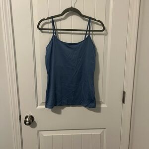 **NWT** White House Black Market Scoop Neck cami in coastline
